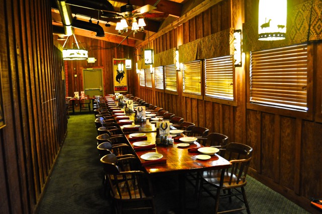 Dixon Banquet room, long table