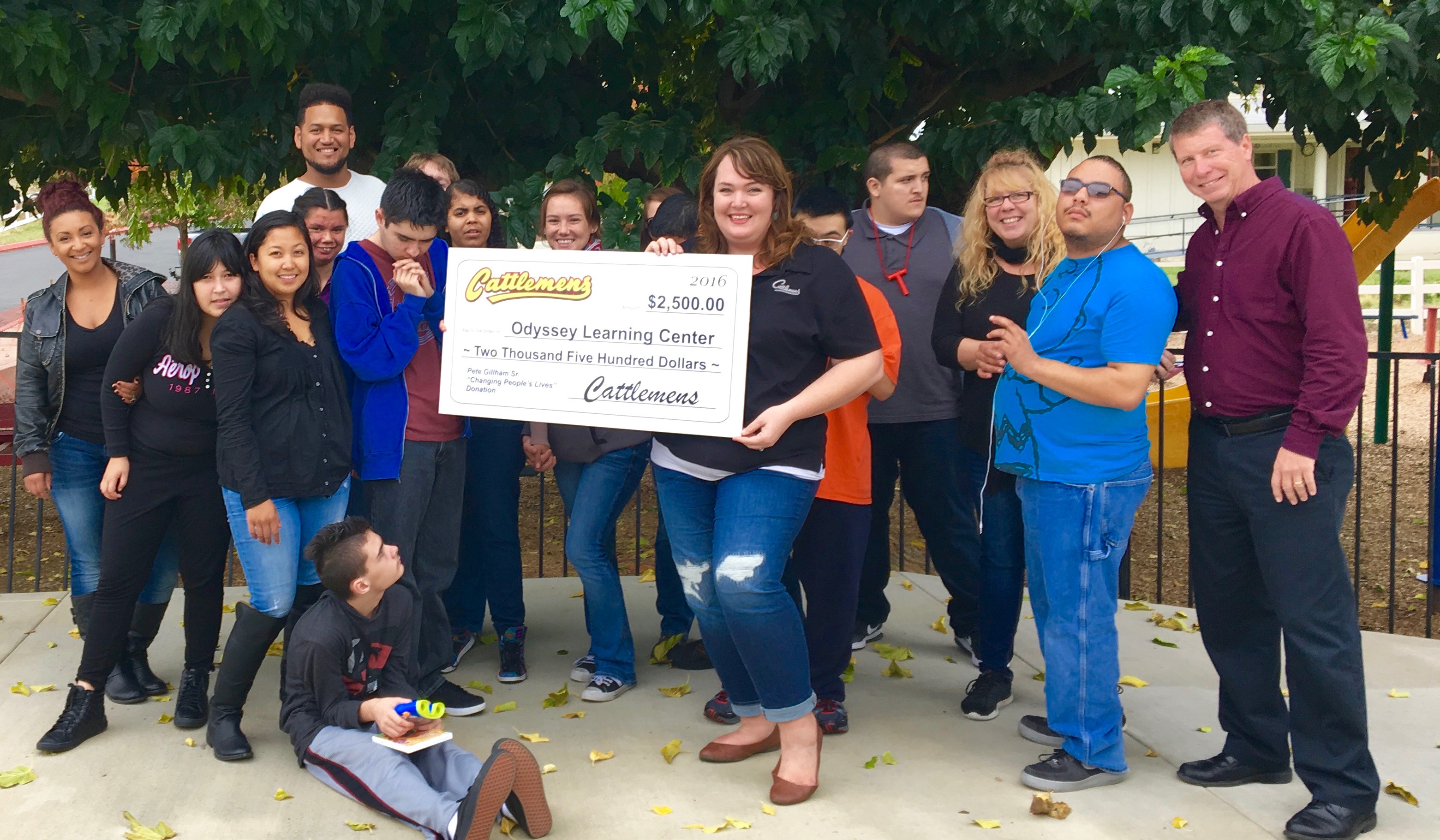 Cattlemens Donation to Odyssey Learning Center